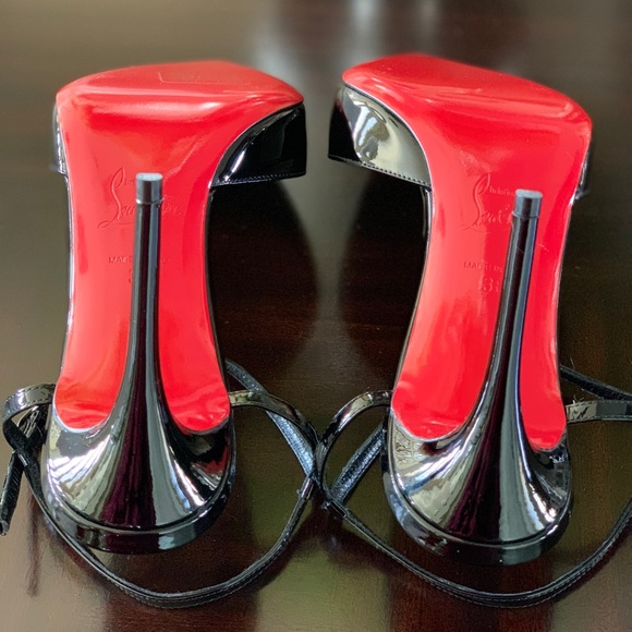 NEW Christian Louboutin ankle strap heels - Picture 5 of 7